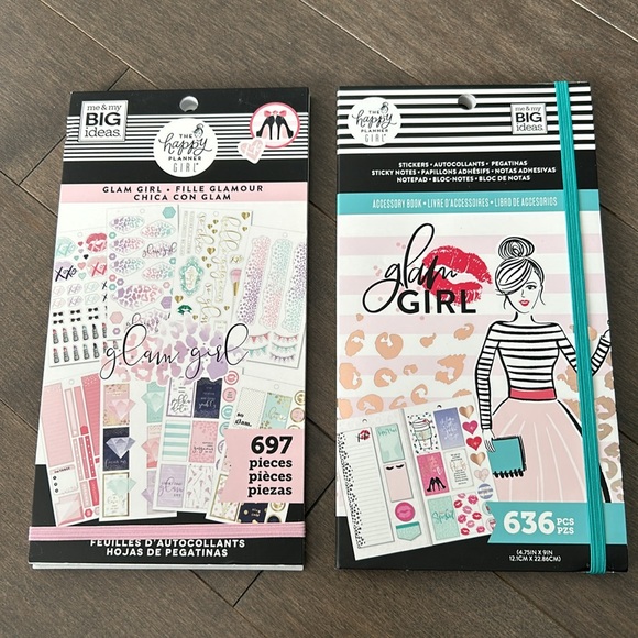 HAPPY PLANNER Glam Girl Planner Bundle, Sticker Books, Dashboards Stationery Kit - Picture 13 of 17
